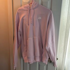 Pink Nike hoodie